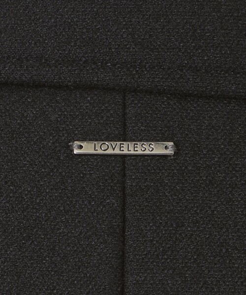 LOVELESS（ラブレス）の「ボンディングミドルコート（チェスターコート・レディース・ブラック・34）」の12枚目の写真