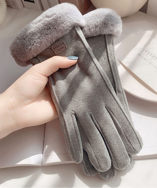 セール】ファー付き 手袋（手袋）｜TABI PAL（タビパル）の