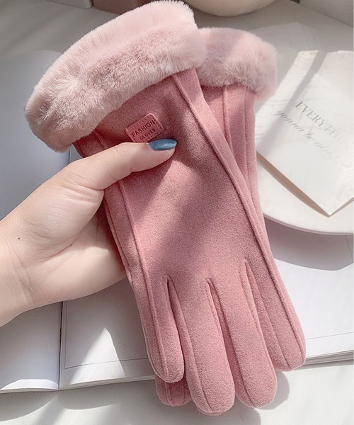 セール】ファー付き 手袋（手袋）｜TABI PAL（タビパル）の