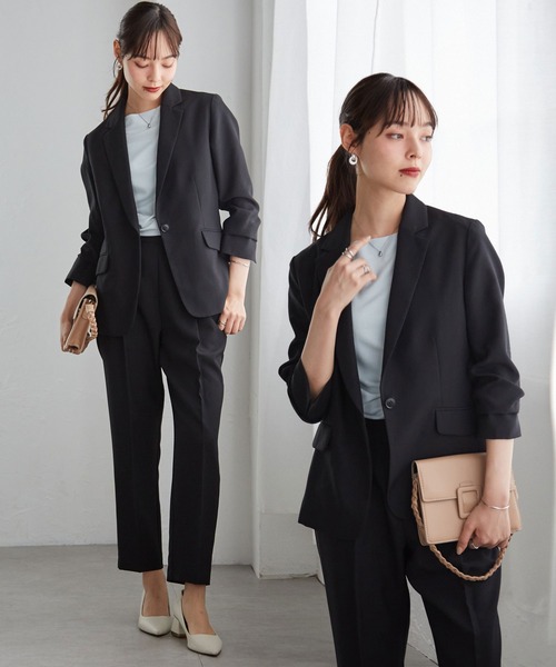 セール】【選べる2タイプ】【2点セット】洗える/UV対策/ビジネススーツ