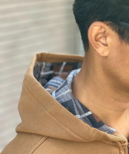 THRASHER(スラッシャー)の「【DICKIES SKATEBOARDING】THRASHER DICKIES ZIP THROUGH(パーカー・メンズ・ブラウン・MEDIUM/LARGE/X-LARGE)」の8枚目の写真