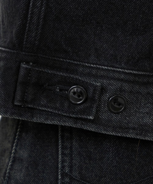 Lee（リー）の「Lee/リー ライダースデニムジャケット 上質コットン100％ セットアップ可 ジージャン（デニムジャケット・レディース・ブルー/ブラック系その他/インディゴブルー・MEDIUM/SMALL）」の19枚目の写真