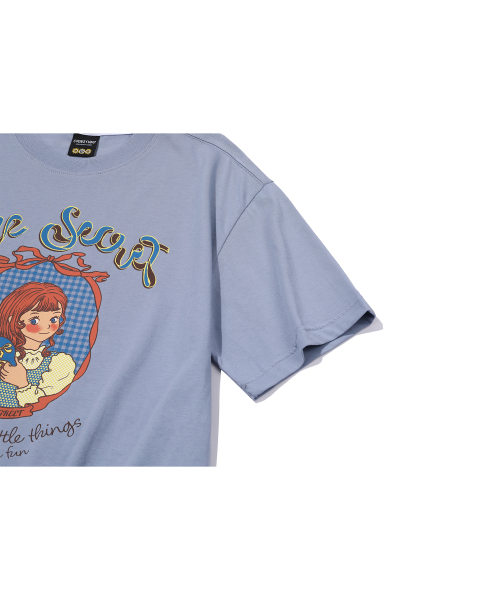 CPGN STUDIO(コンパーニョ)の「シークレットガール 半袖Tシャツ ブルー(Tシャツ/カットソー・レディース・その他・LARGE/MEDIUM)」の6枚目の写真