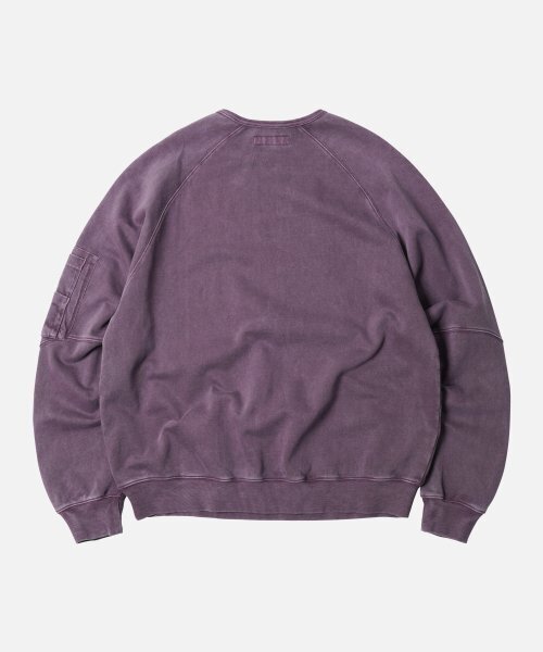 FRIZMWORKS(フリズムワークス)の「PIGMENT DYEING MIL SWEATSHIRT _ PURPLE(スウェット・レディース・その他・MEDIUM/LARGE/X-LARGE)」の3枚目の写真