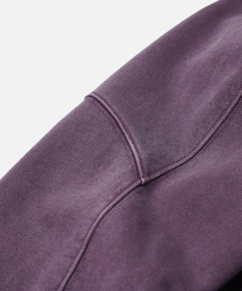 FRIZMWORKS(フリズムワークス)の「PIGMENT DYEING MIL SWEATSHIRT _ PURPLE(スウェット・レディース・その他・MEDIUM/LARGE/X-LARGE)」の7枚目の写真