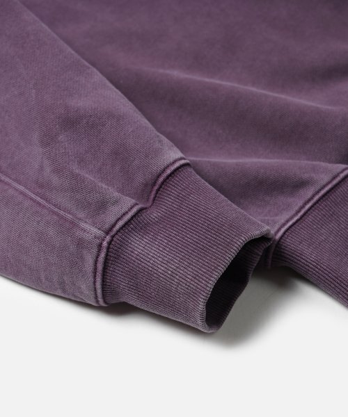 FRIZMWORKS(フリズムワークス)の「PIGMENT DYEING MIL SWEATSHIRT _ PURPLE(スウェット・レディース・その他・MEDIUM/LARGE/X-LARGE)」の8枚目の写真