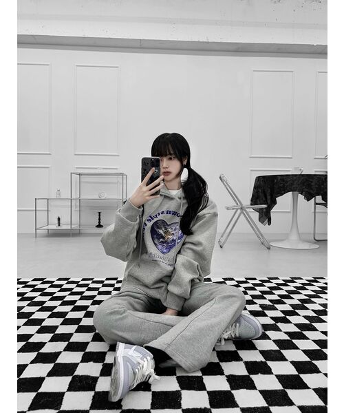 MUSINSA STANDARD WOMAN（ムシンサスタンダードウーマン）の「レディースリラックスラウンジスウェットパンツ[ミディアムグレー]（スウェットパンツ・レディース・その他・SMALL/MEDIUM/LARGE/X-SMALL）」の11枚目の写真