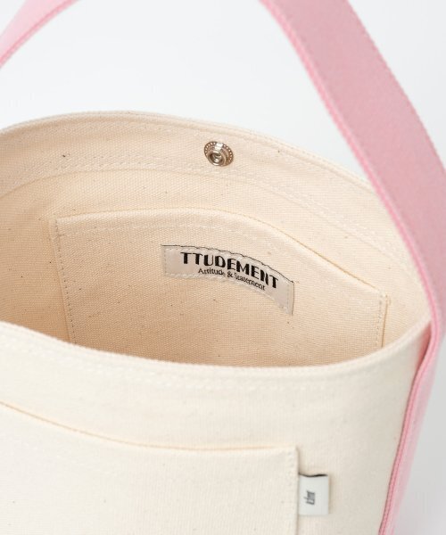 TTUDEMENT(トュードメント)の「CANVAS BASKET BAG PINK(トートバッグ・レディース・その他・FREE)」の6枚目の写真