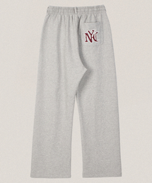 NYC BELTED SWEATPANTS GRAY