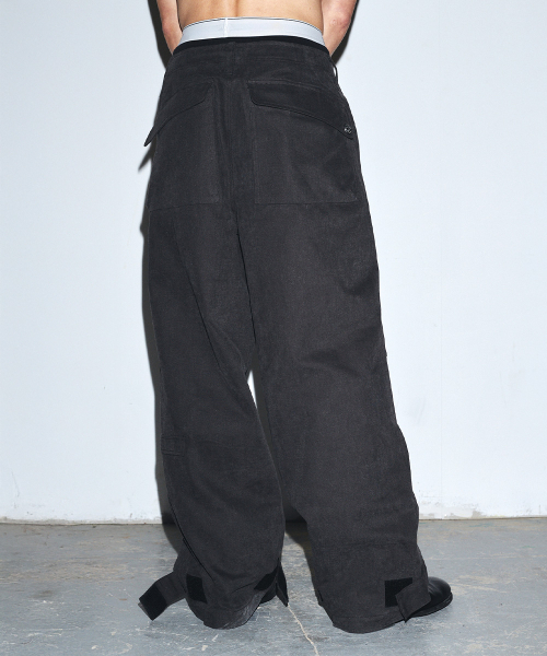PUNCH DRUNK PARTIES(パンチドランクパーティーズ)の「Parties Chopper Pants (CHARCOAL)(その他パンツ・レディース・その他・1/2/3)」の1枚目の写真