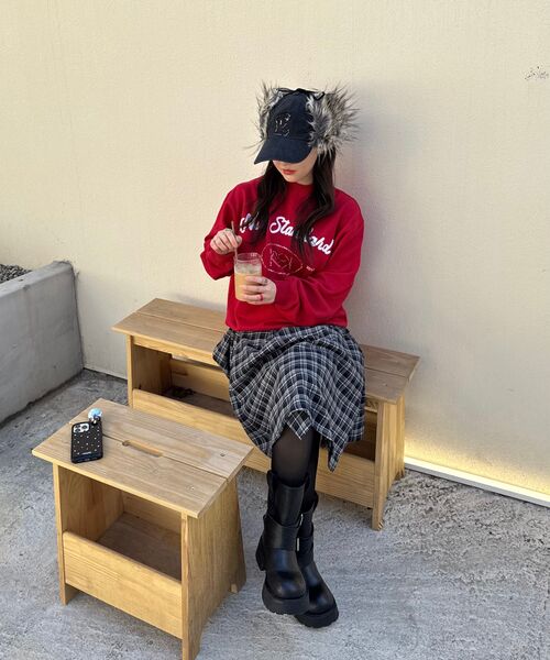 Kijun（キジュン）の「Heart Emblem Sweatshirt Red（スウェット・レディース・その他・SMALL/MEDIUM）」の15枚目の写真