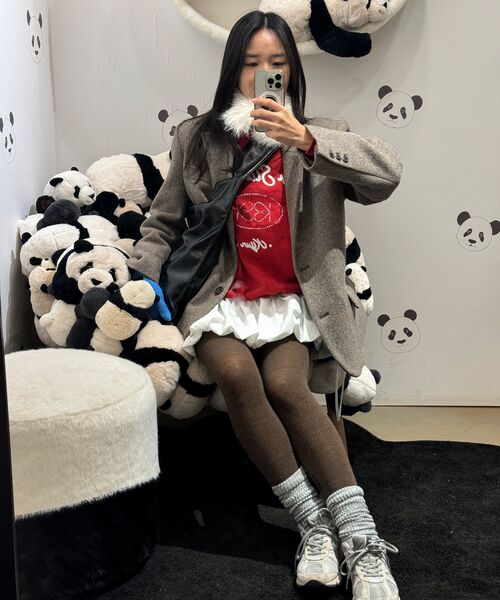 Kijun（キジュン）の「Heart Emblem Sweatshirt Red（スウェット・レディース・その他・SMALL/MEDIUM）」の16枚目の写真