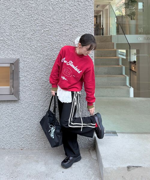 Kijun（キジュン）の「Heart Emblem Sweatshirt Red（スウェット・レディース・その他・SMALL/MEDIUM）」の17枚目の写真
