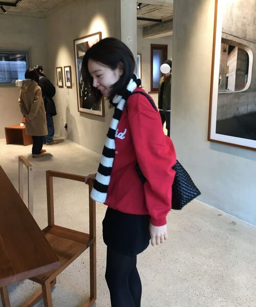 Kijun（キジュン）の「Heart Emblem Sweatshirt Red（スウェット・レディース・その他・SMALL/MEDIUM）」の9枚目の写真