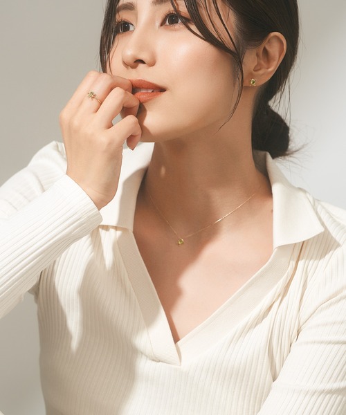 Jewel closet by L&Co.（ジュエルクローゼットバイエルアンドコー）の「K10 カエル カラーストーン リング（リング・レディース・イエローゴールド・9号/11号/13号）」の5枚目の写真