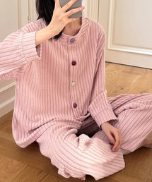 ONEP STAR（ワンピスター）の「リブ素材ルームウェアセット（ルームウェア/パジャマ）」