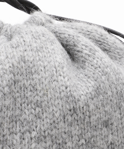 Spick & Span（スピックアンドスパン）の「a&m アルパカミックスニットクラッチ（クラッチバッグ・レディース・グレー/イエロー/ブルー系その他・FREE）」の13枚目の写真