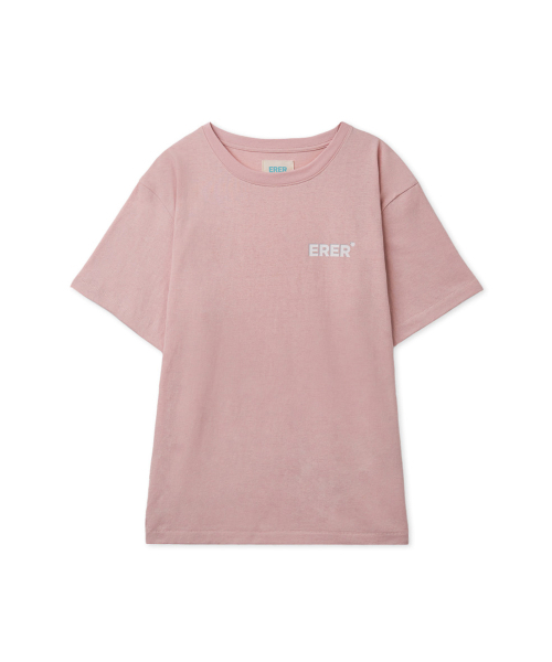 ERER(エルエル)の「ERER D-Logo T-Shirt Pink(Tシャツ/カットソー・レディース・PINK・1/2)」の5枚目の写真