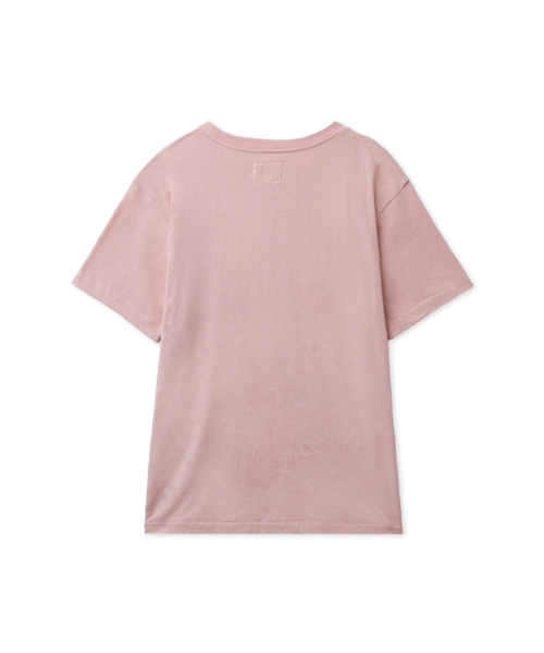 ERER(エルエル)の「ERER D-Logo T-Shirt Pink(Tシャツ/カットソー・レディース・PINK・1/2)」の6枚目の写真