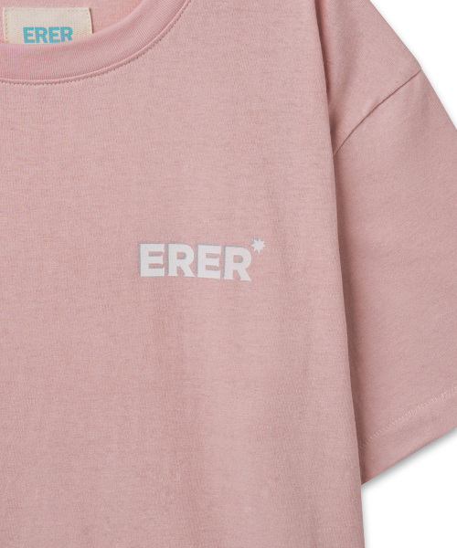 ERER(エルエル)の「ERER D-Logo T-Shirt Pink(Tシャツ/カットソー・レディース・PINK・1/2)」の7枚目の写真
