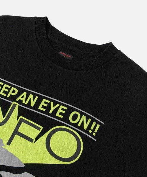 STYLISE（スタイライズ）の「【EVISU】EVISU UFO SWEATAHIRT / ブラック [2EAEJM5SW6017RXCT]（スウェット・メンズ・ブラック・LL/L/M/S）」の5枚目の写真