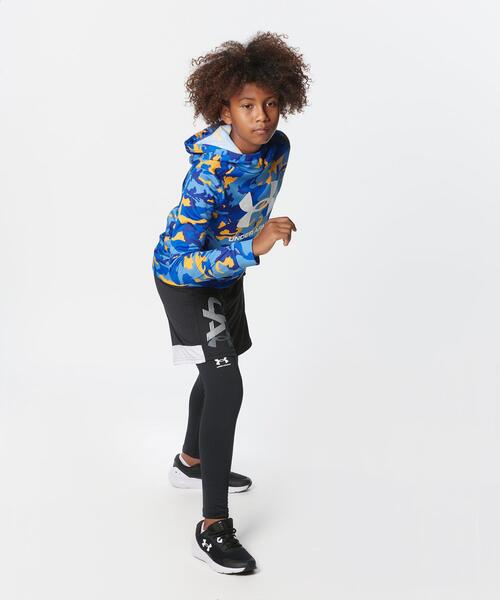 UNDER ARMOUR（アンダーアーマー）の「UAコールドギアアーマー レギンス（トレーニング/キッズ）（レギンス/スパッツ・キッズ・ブラック・140cm/120cm/150cm/130cm/160cm）」の3枚目の写真
