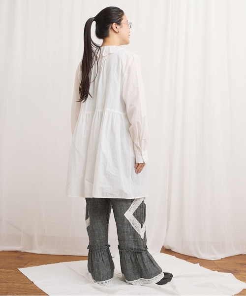 fig Ｌondon（フィグロンドン）の「Ann mini onepiece（ワンピース・レディース・ブラック/グリーン/ホワイト・FREE）」の6枚目の写真