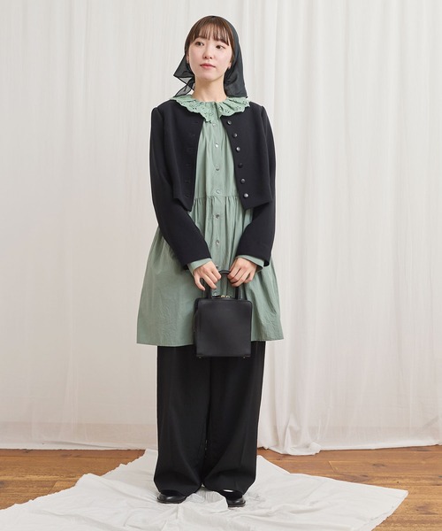 fig Ｌondon（フィグロンドン）の「●Ann mini onepiece（ワンピース・レディース・ブラック/グリーン/ホワイト・FREE）」の19枚目の写真