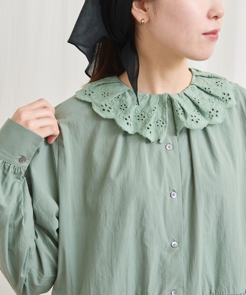 fig Ｌondon（フィグロンドン）の「●Ann mini onepiece（ワンピース・レディース・ブラック/グリーン/ホワイト・FREE）」の22枚目の写真