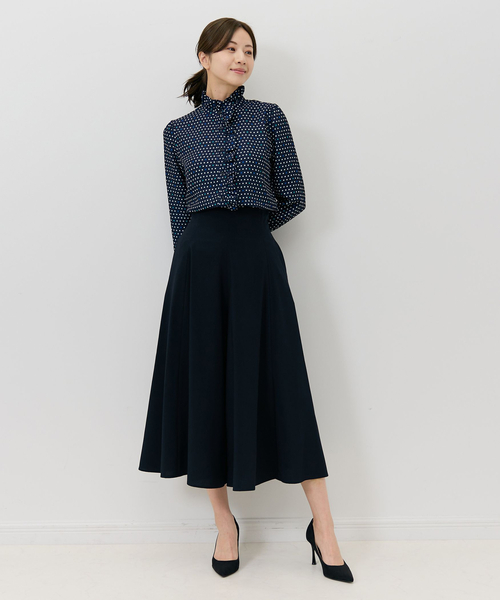 NARACAMICIE(ナラカミーチェ)の「【NARACAMICIE】ドット柄フリル衿長袖ブラウス(シャツ/ブラウス・レディース・ブルー/ピンク・L/M/S)」の21枚目の写真