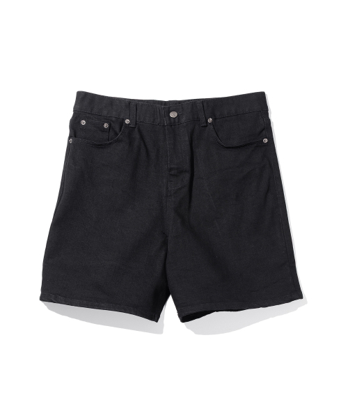MASSNOUN(マスノウン)の「NOR ワイドブラックデニムショートパンツ MSEJP010-BK(その他パンツ・レディース・その他・LARGE/MEDIUM)」の3枚目の写真