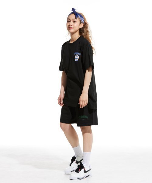 CREAM SODA LAB(クリームソーダラボ)の「オジアクロゴトレーニングショートパンツブラックグリーン(その他パンツ・レディース・その他・X-LARGE/LARGE/MEDIUM)」の10枚目の写真