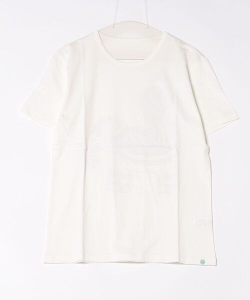 tejas(テジャス)の「【tejas/テジャス】vira-T<elephant>/T-シャツ(Tシャツ/カットソー・レディース・ホワイト/ダークグリーン/スモーク・FREE)」の1枚目の写真