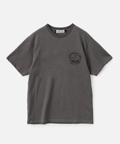 VASTIC（バスティック）の「サマー クラブ Tシャツ_チャコール（Tシャツ/カットソー・メンズ・その他・MEDIUM/LARGE/X-LARGE）」の2枚目の写真