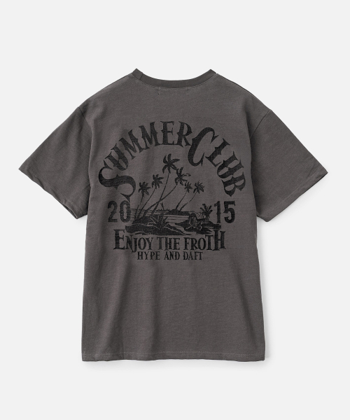 VASTIC（バスティック）の「サマー クラブ Tシャツ_チャコール（Tシャツ/カットソー・メンズ・その他・MEDIUM/LARGE/X-LARGE）」の3枚目の写真