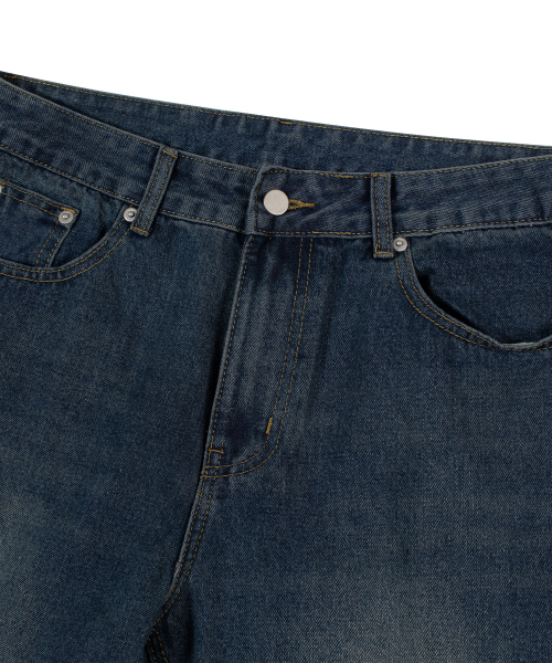 DE GRAND MATIN(ディグランドマーティン)の「WASHED DENIM PANTS_INDIGO(デニムパンツ・メンズ・その他・MEDIUM/LARGE/X-LARGE)」の3枚目の写真