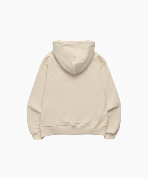 MENASOO（ミナス）の「UNISEX CIRCLE LOGO HOODIE_IVORY（パーカー・レディース・アイボリー・1/2）」の8枚目の写真