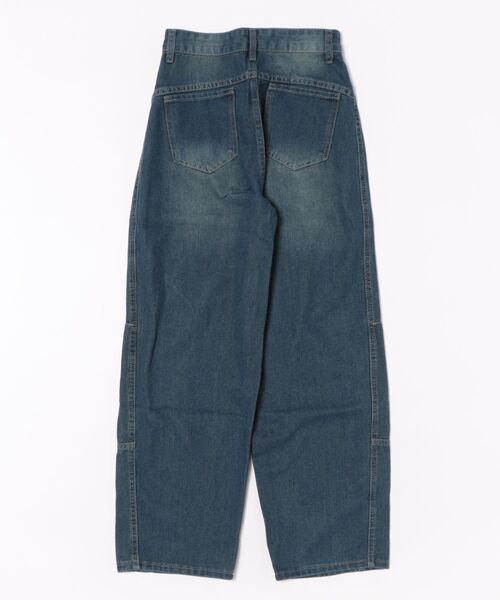 REBALANCE(リバランス)の「レディースワイドレッグパンツ(デニムパンツ・レディース・A・LARGE/MEDIUM/SMALL)」の4枚目の写真