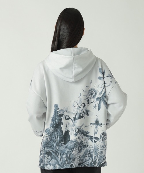 ZUCCa（ズッカ）の「WILD FLOWER JERSEY / スウェット / P（スウェット・レディース・マルチ/ライトグレー・M size）」の4枚目の写真