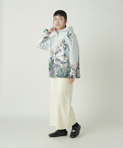ZUCCa（ズッカ）の「WILD FLOWER JERSEY / スウェット / P（スウェット・レディース・マルチ/ライトグレー・M size）」の8枚目の写真