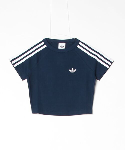 adidas(アディダス)の「SSTベビーティー / クロップド丈 / アディダスオリジナルス adidas Originals(Tシャツ/カットソー・レディース・ホワイト/ブラック/ブルー・X-SMALL/X-LARGE/SMALL/MEDIUM/LARGE/XX-LARGE)」の18枚目の写真