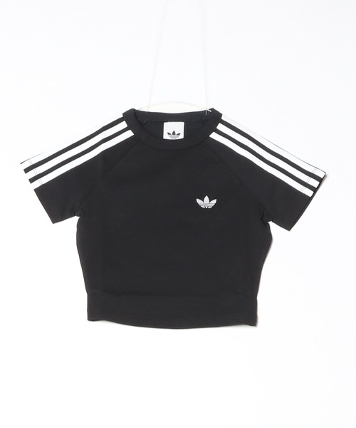 adidas(アディダス)の「SSTベビーティー / クロップド丈 / アディダスオリジナルス adidas Originals(Tシャツ/カットソー・レディース・ホワイト/ブラック/ブルー・X-SMALL/X-LARGE/SMALL/MEDIUM/LARGE/XX-LARGE)」の16枚目の写真
