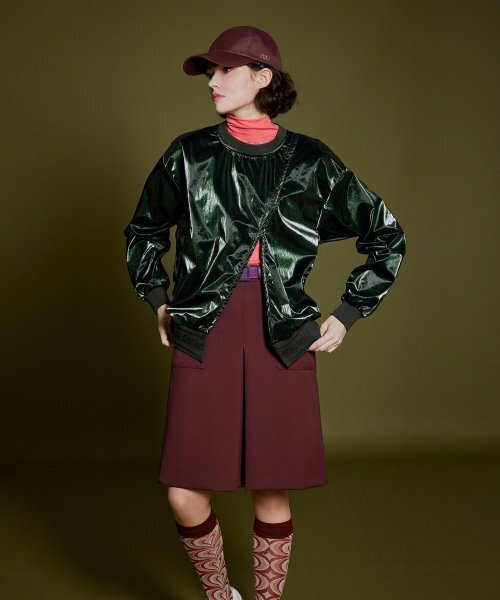 NEU GOLF(エヌイーユーゴルフ)の「SEE-THROUGH WOOL T-SHIRT - CORAL(Tシャツ/カットソー・レディース・その他・MEDIUM/SMALL/LARGE)」の7枚目の写真