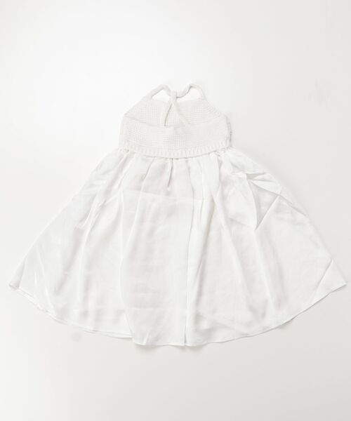 MAX&Co.（マックス アンド コー）の「Max&Co.(マックスアンドコー)Kids & Junior ノースリーブワンピース（ワンピース・キッズ・ホワイト・14Y/16Y/4Y/6Y/8Y/10Y/12Y）」の2枚目の写真