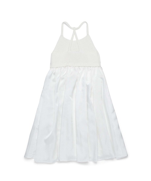 MAX&Co.（マックス アンド コー）の「Max&Co.(マックスアンドコー)Kids & Junior ノースリーブワンピース（ワンピース・キッズ・ホワイト・14Y/16Y/4Y/6Y/8Y/10Y/12Y）」の4枚目の写真
