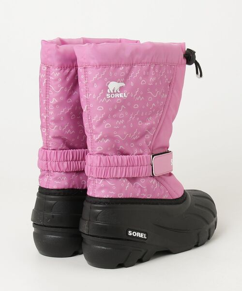 SOREL（ソレル）の「ソレル  ユースフルーリー ブーツプリント（ブーツ・キッズ・ピンク・19.0cm/20.0cm/21.0cm/22.0cm/23.0cm）」の2枚目の写真