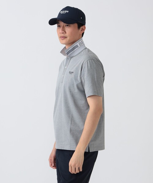 BEAMS GOLF(ビームスゴルフ)の「PURPLE LABEL / 衿裏ロゴ ポロシャツ(ポロシャツ・メンズ・ホワイト/ブルー/グレー・XL/L/M/S)」の3枚目の写真