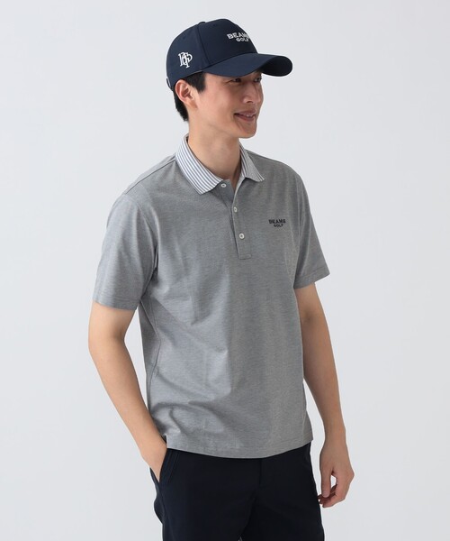 BEAMS GOLF(ビームスゴルフ)の「PURPLE LABEL / 衿裏ロゴ ポロシャツ(ポロシャツ・メンズ・ホワイト/ブルー/グレー・XL/L/M/S)」の11枚目の写真