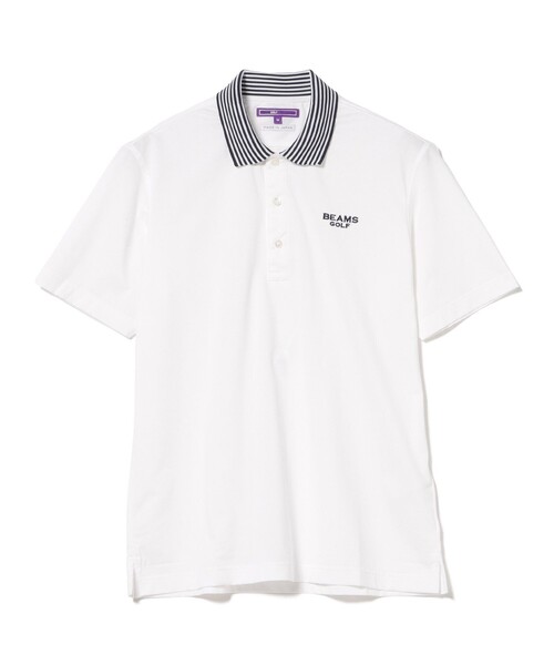 BEAMS GOLF(ビームスゴルフ)の「PURPLE LABEL / 衿裏ロゴ ポロシャツ(ポロシャツ・メンズ・ホワイト/ブルー/グレー・XL/L/M/S)」の14枚目の写真