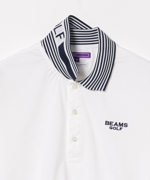 BEAMS GOLF(ビームスゴルフ)の「PURPLE LABEL / 衿裏ロゴ ポロシャツ(ポロシャツ・メンズ・ホワイト/ブルー/グレー・XL/L/M/S)」の15枚目の写真